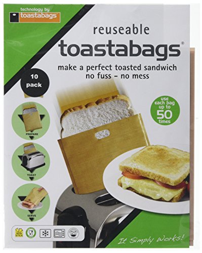 Toastabags 50 Uso Unidades, Color Dorado, 10 Unidades