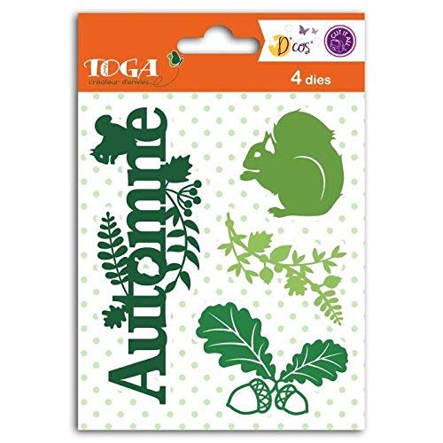 Toga dcg546 de Troqueles Dies Cut-it-All Otoño Metal Negro 11 x 16 x 0.2 cm