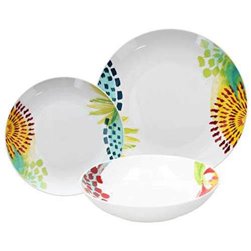 Tognana ME070185583 Vajilla de 18 piezas Mali, Porcelana