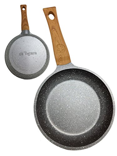 Tognana Porcellane Natural Taste Mini sartén 14 cm Stone&Wood, gris / marrón claro