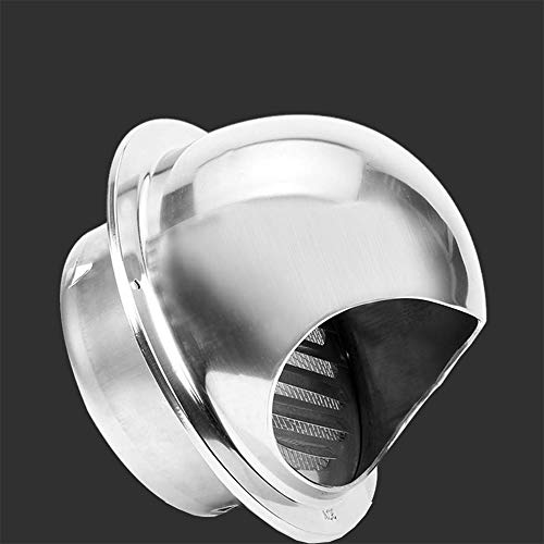 TONGXU Rejilla de Ventilación Redonda de Acero Inoxidable Salida de Aire 100mm