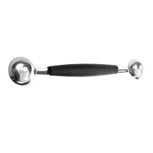 TOOGOO Doble composicion 30mm Headed Fruta Helado Bola Spoon Melon Baller Parisienne Scoop