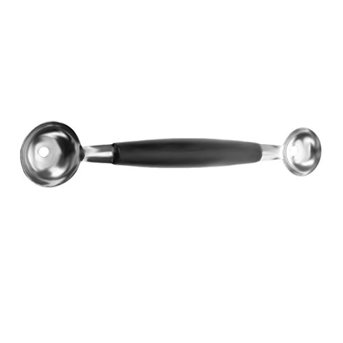 TOOGOO Doble composicion 30mm Headed Fruta Helado Bola Spoon Melon Baller Parisienne Scoop
