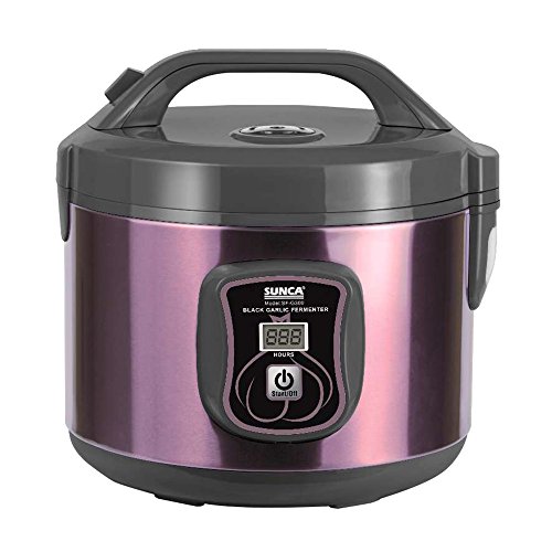 TOPQSC Fermentador de ajo Negro Todo-en-uno máquina de fermentación Inteligente ajo pote eléctrico para hogar Olla de ajo Negro automático (3L)