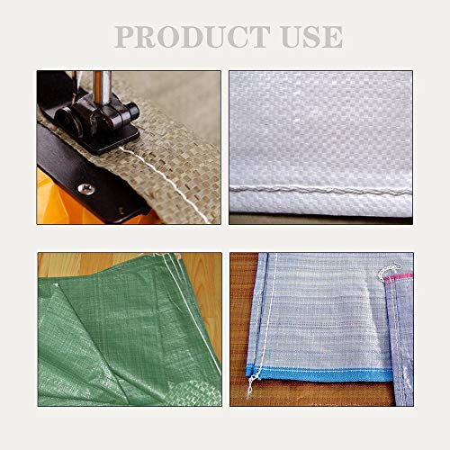 TOPQSC Máquina de Cierre de Bolsas Portátil Máquina de Coser Empaquetadora Eléctrica Sellado de Costura para Bolsa de Plástico Sacos Bolsas de Lona ​​Bolsas Tejidas Paquetes de Bolsas de Papel