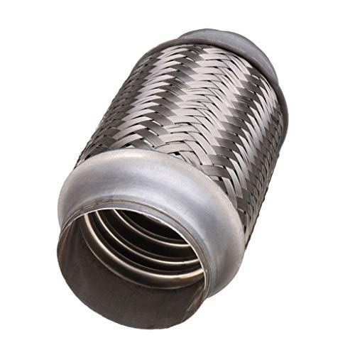 Toygogo 2.36"x6" Escape Flexible Reparación Tubo Simple Tubo Flex 60mmX150mm Acero