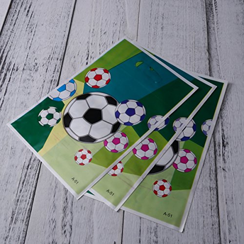 Toyvian Bolsas de Regalo Bolsas Decorativas para el Tema del fútbol Bolsas de Regalo para la Fiesta de cumpleaños Infantil 24 Piezas