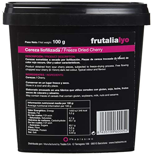 Tradissimo, Cereza deshidratada - 100 gr.