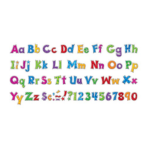 TREND Enterprises, Inc. Patchwork FF 4"Friendly Combo Ready Letras