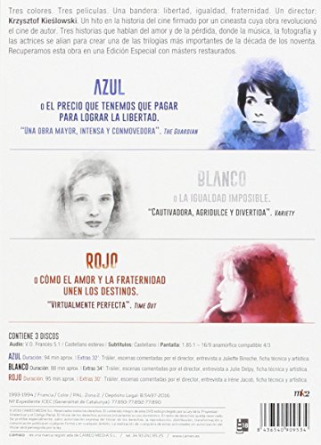 Tres colores (azul, blanco y rojo) [DVD]