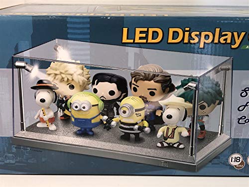 Triple 9 – T9 – 189922 – Caja – Vitrina de Muestra – LED – Escala a 1/18 – Plexiglás/Plata