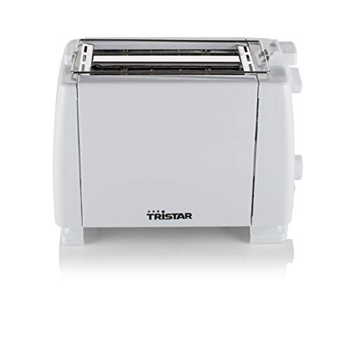 Tristar Br-1009 Tostadora, 650 W, Metal, 2 Ranuras, Blanco