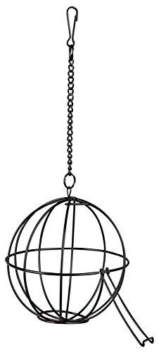 TRIXIE Bola porta verduras, Galvanizada, Metal, ø12 cm, Pequeños Mamíferos