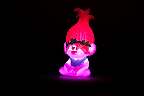 Trolls Lámpara LED quitamiedos, 13 cm, Rosa, 6.50 x 6.30 x 13 cm