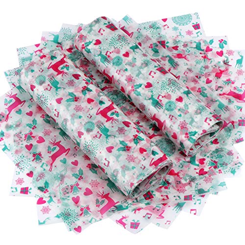 TsunNee - Papel de regalo, papel de cera, papel de regalo para queso, 24,8 x 21,8 cm, paquete de 100