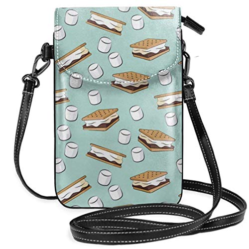 TTmom Carteras de Mujer, Monedero, Biscuit and Marshmallow Cell Phone Wallet Purse - Compatible