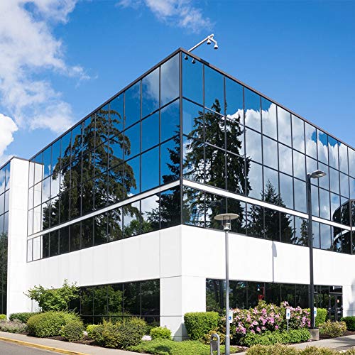 TTMOW Vinilo Pet Película Adhesiva Lámina de Espejo para Ventanas Cristal Unidireccional Protector de Privacidad Anti 99% UV y Anti 85% IR para Hogar y Oficina (90 * 200cm)