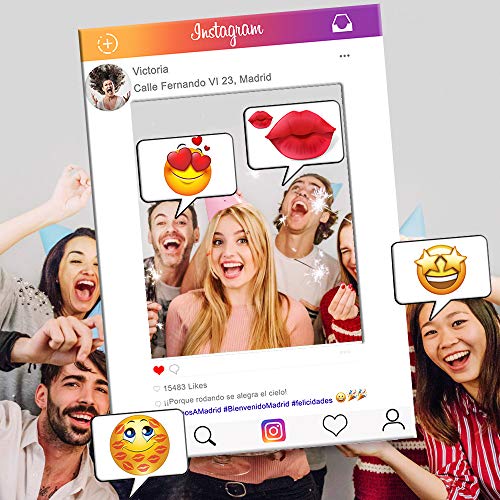Tu Fiesta Mola Mazo Photocall Instagram 100x140cm Marco Instagram PhotoBooth Instagram (Cartón 4mm)
