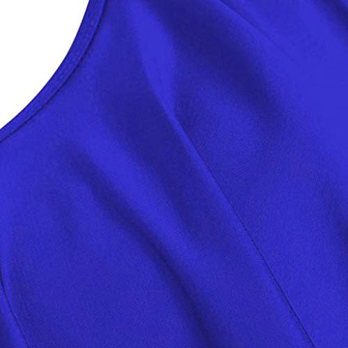 TUDUZ Mujer Tankini De Dos Piezas Bikini Talla Extra Floral Impreso Conjunto De Trajes De Baño (Azul.b, XXXXXL)
