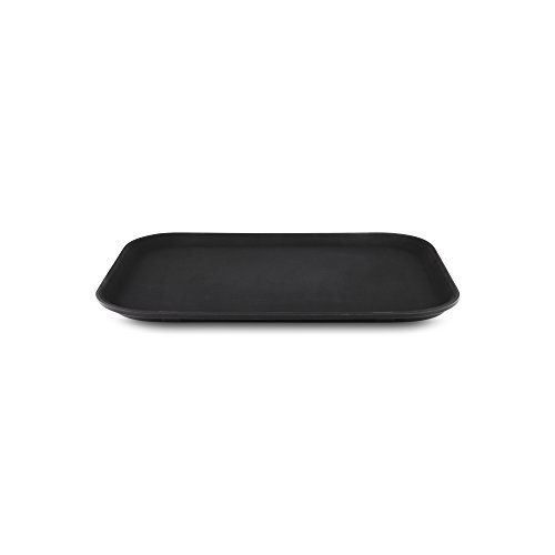 Tuffgrip Bandeja plástico y Goma Antideslizante, plástico, Negro, 16x12/40x30cm