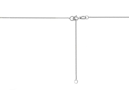 Tuscany Silver Cadena con Colgante de Plata de Ley (925/1000) con Circonita, 46 cm