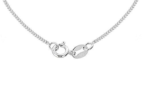 Tuscany Silver Collar con colgante de mujer con plata de ley (925/1000), letra I, 46 cm