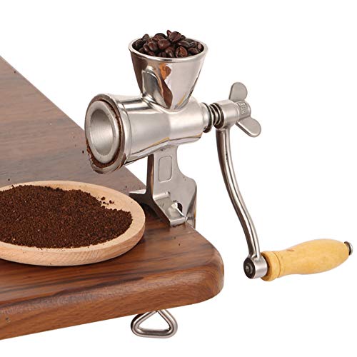 TXYFYP Molino De Cereales Manual En Hierro,Molinillo De Café Manual Molinillo De Granos De MaíZ Cereales Molino De Hierro Fundido Herramienta De Molienda De Mano