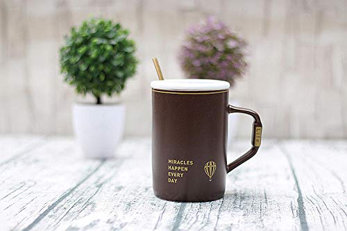 tywgb 420 Ml Patrón De Letras Creativas Tazas De Cerámica Pareja De Exfoliación Única Tazas De Café Taza De Leche Tazas De Té Al por Mayor Tazas Drinkware Girl Gift-04