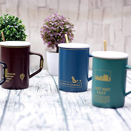 tywgb 420 Ml Patrón De Letras Creativas Tazas De Cerámica Pareja Única De Matorrales Tazas De Café Taza De Leche Tazas De Té Al por Mayor Tazas Drinkware Girl Gift-01
