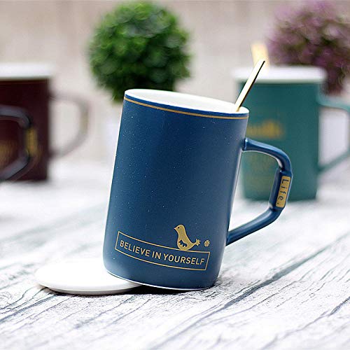 tywgb 420 Ml Patrón De Letras Creativas Tazas De Cerámica Pareja Única De Matorrales Tazas De Café Taza De Leche Tazas De Té Al por Mayor Tazas Drinkware Girl Gift-02