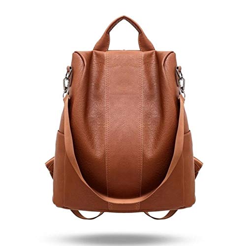 UKKD Mochila Mochila Mujer PU Ventas Escolares De Cuero Negro Ladrón Bolsa De Hombro Caliente Brown Envío De La Gota,Un Chocolate