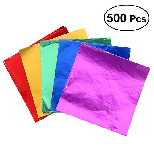 ultnice pantalla Papel de regalo Calidad Alimentaria Papel de regalo para el paquete Chocolate Candy 5 Pack