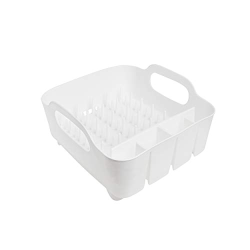 Umbra 330590-660– Escurridor de platos y vasos, 36x32,5x15,5cm, color blanco