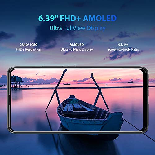 UMIDIGI S5 Pro Smartphone 6GB RAM + 256GB ROM Movils, 6.39"AMOLED Pantalla Completa, Procesador Octa-Core Movil Libre con batería de 4680mAh con cámara cuádruple AI de 48MP, NFC, Android 10