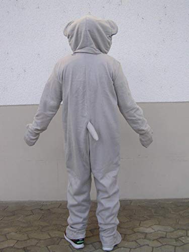 Unbekannt Oso Gris Soltero Disfraz Carnaval Disfraz fastnacht de Carnaval Disfraz M/L Peluche Rose Lunes Escudo del Grupo Osos