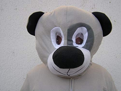 Unbekannt Oso Gris Soltero Disfraz Carnaval Disfraz fastnacht de Carnaval Disfraz M/L Peluche Rose Lunes Escudo del Grupo Osos
