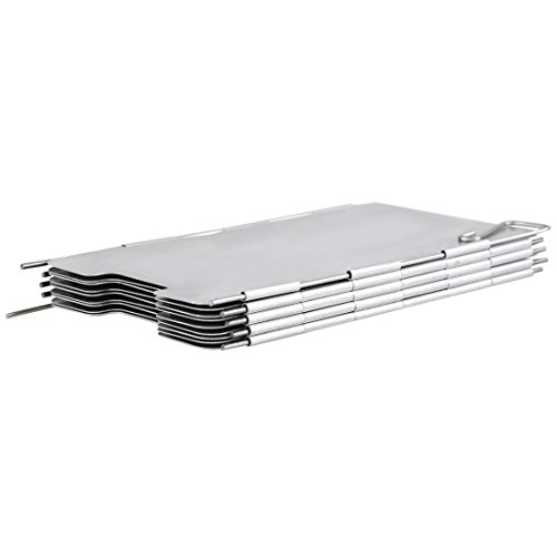 Uni Coco Outdoor Camping Plegable de Aluminio – Paravientos para hornillo de Gas con láminas de 9 de Ultra