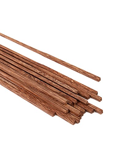 Unichart Juego de palillos chinos, madera natural orgánica, ébano, 10 pares, sin cera ni pintura