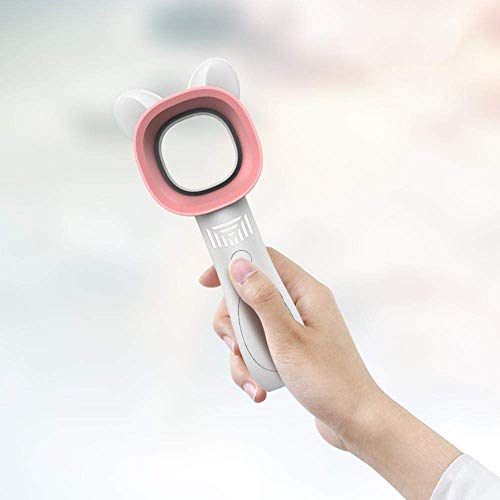 Único USB Lindo Gato Práctico Señora del Ventilador al Aire Libre Recargable Ventilador portátil Ventilador sin Cuchilla de Mano Mini refrigerador No Leaf, Rosa, ZHNGHENG