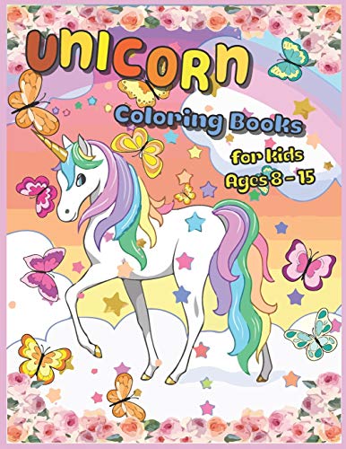 Unicorn Coloring Book: Coloring book Help children stimulate imagination, creativity with colors (for kids aged 8-15 years) - Vol: 01