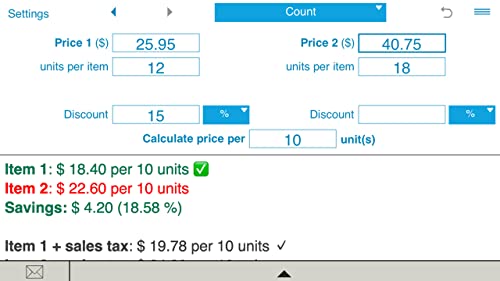 Unit Price Calculator