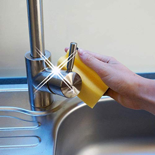 unite Limpiador De Ollas, Esponja De Limpieza, Esponja para Lavar Platos para Suciedad Rebelde, Esponja con Abrasivo, con Efecto Antibacteriano contra Las Bacterias, Altamente Absorbente