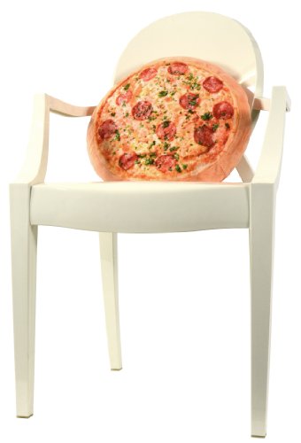 United Labels 0118500 - Cojín con diseño de pizza (diámetro 40 cm)