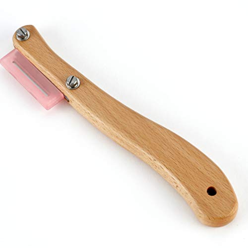 UPKOCH Pan cocido con Mango de Madera Herramienta de Corte de Pan rebanador de Pan Cortador de Pastel con Cubierta Protectora de plástico 5 Cuchillas