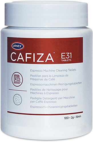 Urnex Cafiza - Pastillas limpiadoras para cafeteras italianas (100 unidades)