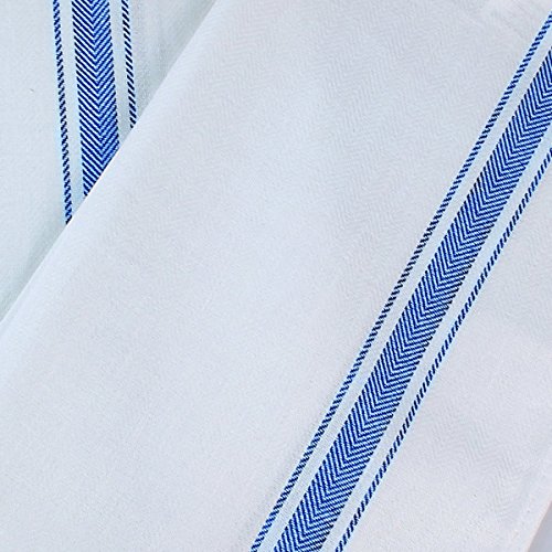 Utopia Towels - Paño de Cocina Lavable a máquina de algodón Cocina Blanca Paños de Cocina Toallas de té Toallas (38 x 64 cm, Azul)