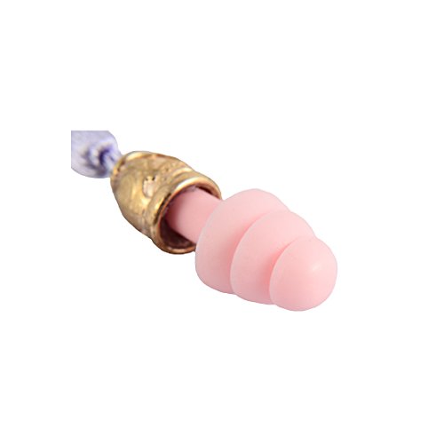 Utopiat Audrey tapones para los oídos con borlas de acebo en multicolor para mujeres inspirados en BAT (Lavender Dream)