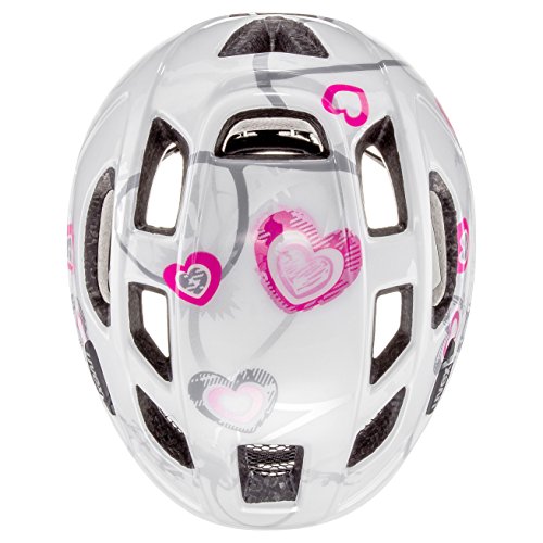 Uvex 414807 - Casco de Ciclismo, blanco / rosa, 51-55 cm