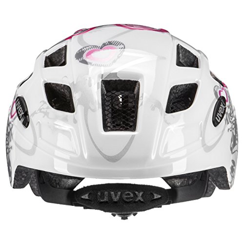 Uvex 414807 - Casco de Ciclismo, blanco / rosa, 51-55 cm