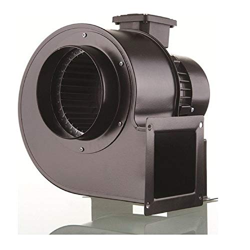 Uzman-Versand OBR-200M - Ventilador radial con regulador de velocidad, brida y tubo flexible de aluminio